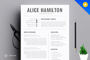 Resume/CV Template, a Resume Template by A1RESUME (Thumbnail 1 of 6)