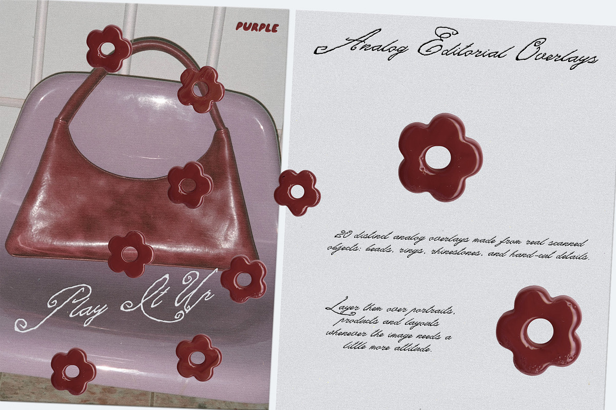 Play It Up: Analog PNG Overlays, a Texture Graphic by Purple (Photo 4 of 13)