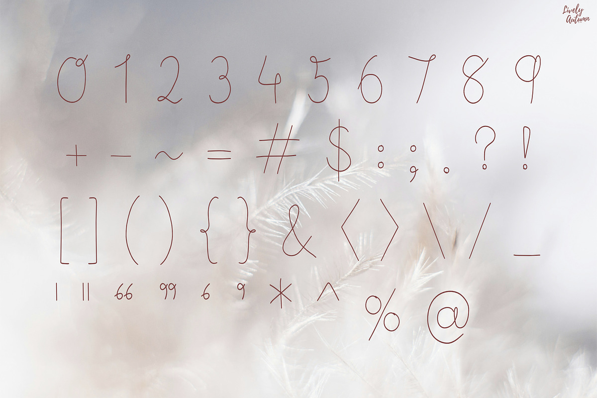 Dreamy | Handwritten Font, a Handwritten Font by LivelyAutumn11.11 (Photo 3 of 5)