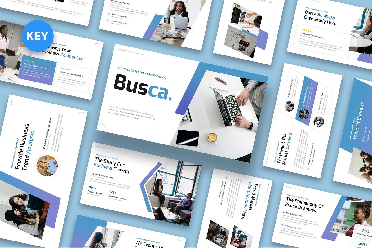 Busca - Business Case Study Keynote, a Presentation Template by Fit-tee (Photo 1 of 5)