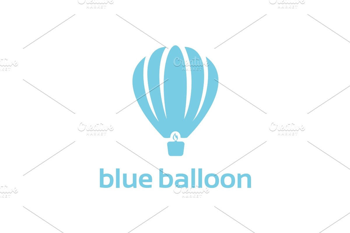 blue balloon, a Branding & Logo Template by Vector (Photo 4 of 4)