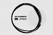 MARKER FRAMES & LINES / 400 PNG Elem, an Object Graphic by BORT GRAPHIC (Thumbnail 6 of 9)