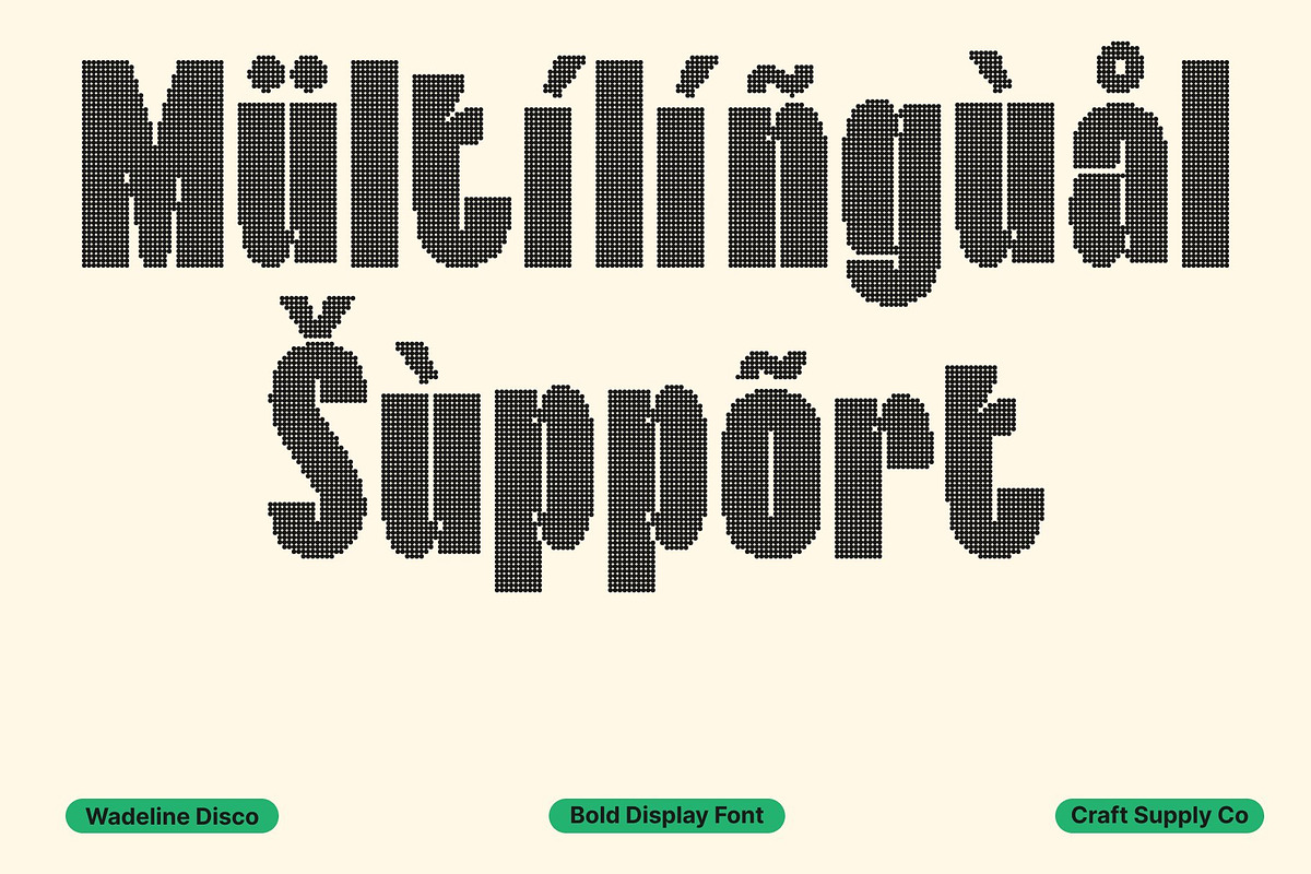 Wadeline Disco, a Sans Serif Font by Craft Supply Co. (Photo 5 of 8)