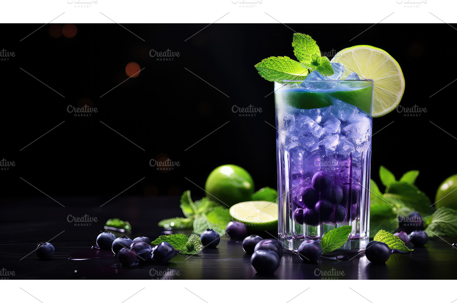 food mint cocktail drink minty ai, a Food & Drink Photo by pikepicture