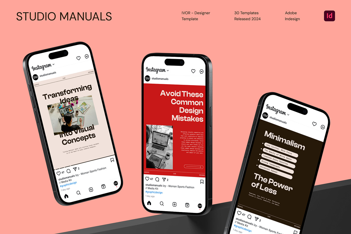 IVOR – Designer Template, a Social Media Template by Studio Manuals (Photo 4 of 8)
