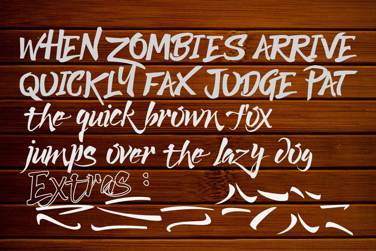 Lucky Dream Stylish Font, a Script Font by Putra Khan (Photo 11 of 11)