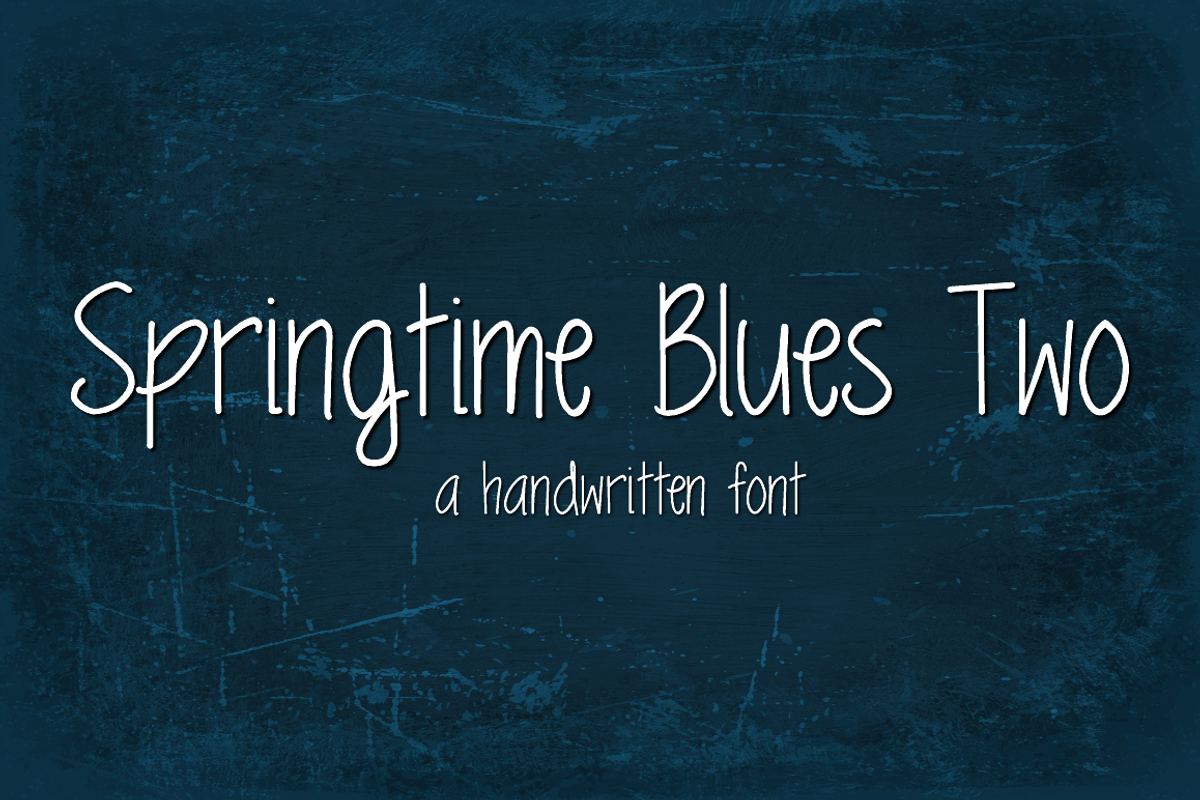 Springtime Blues Two Font