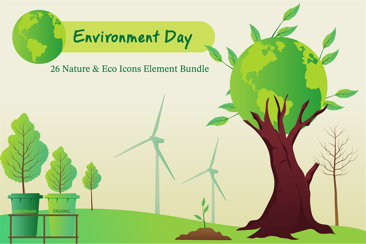 Environment Day Illustration, an Object Graphic by Artnivora.Std (Photo 1 of 5)