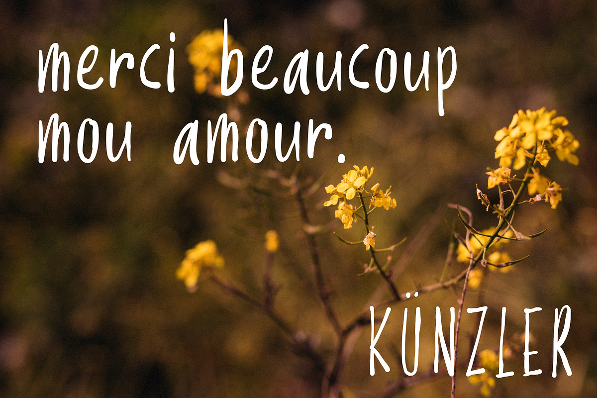 KÜNZLER – Condensed Handwritten Font, a Handwritten Font by VASTARD STUDIO (Photo 12 of 12)
