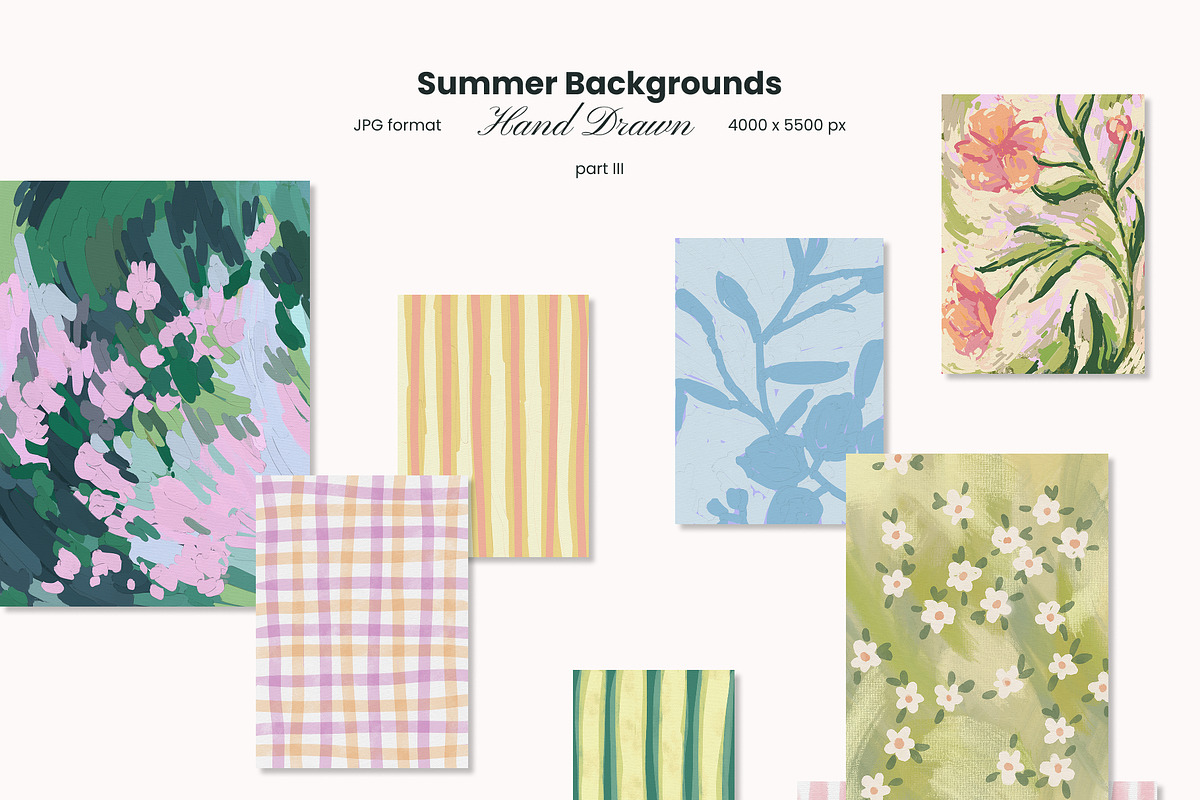 Hand Drawn Summer Backgrounds, a Background Graphic by Yuliia Lashevska (Photo 9 of 10)