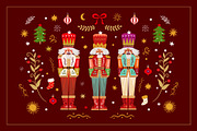Merry Christmas, a Seasonal Illustration by MoleskoStudio (Thumbnail 14 of 17)