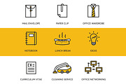 48 Office Icons, an Outline Icon by kucingklawu (Thumbnail 6 of 7)