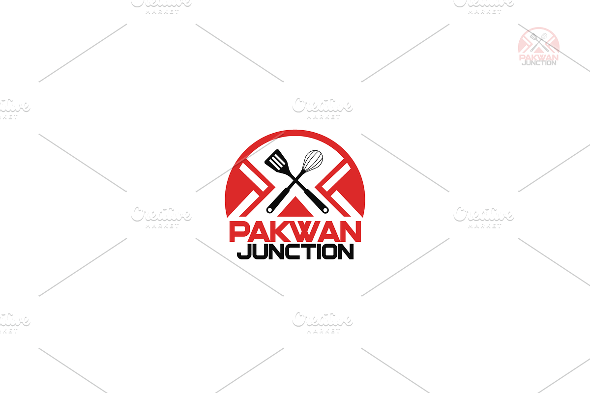 Pakwan Junction Logo Design Template, a Branding & Logo Template by Griffin Designs (Photo 3 of 6)