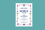 Floral Bridal Shower Invitation, an Invitation Template by Neermana (Thumbnail 3 of 4)