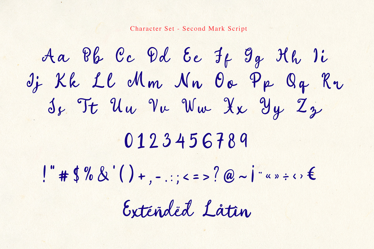 Second Mark Serif & Script, a Serif Font by Ef Studio (Photo 9 of 11)