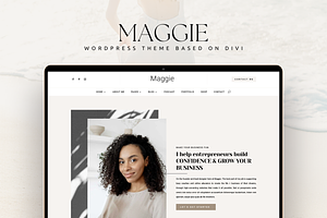 Coaching Maggie WordPress Divi 5, a WordPress Template by Lovely Confetti