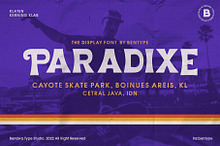 Paradixe - Crafted Display Font