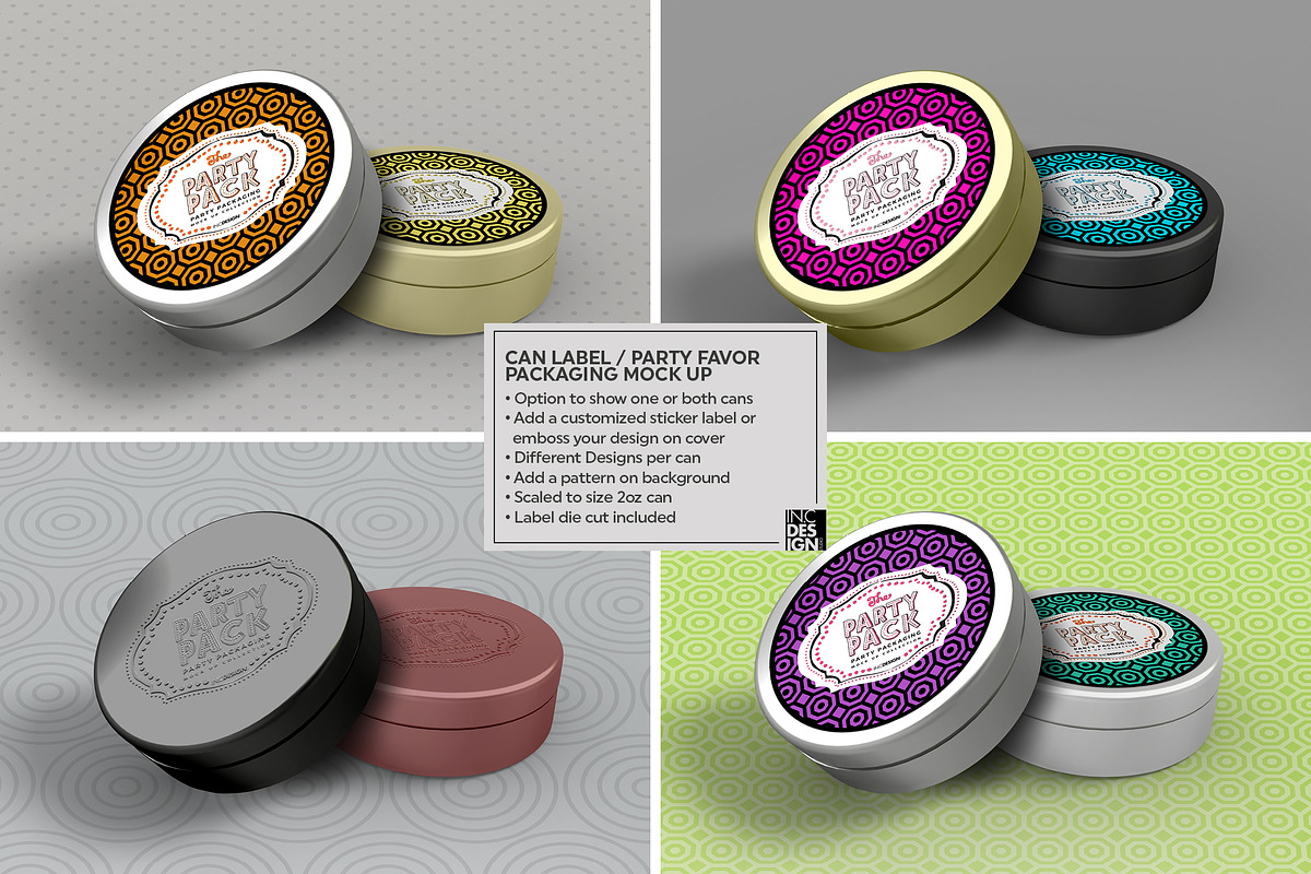 Vol.1 Party Packaging Mockups, a Cups & Container Mockup by INCDesign (Photo 7 of 18)