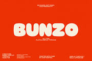 Bunzo – Display Sans Serif Font, a Sans Serif Font by Crafted Pixel (Thumbnail 1 of 7)