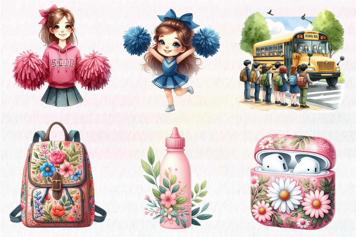 Fun School Activities Clipart, an Illustration by CreationArt (Photo 4 of 5)
