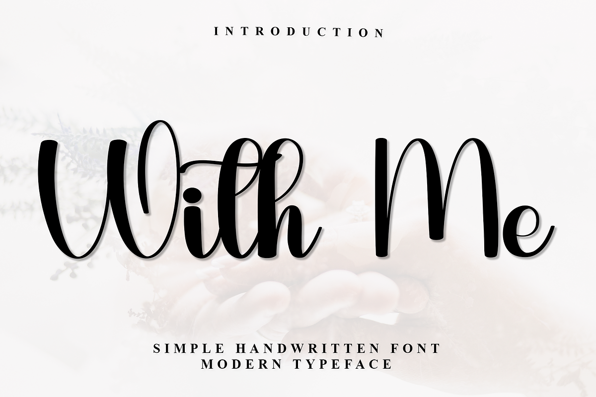With me, a Handwritten Font by InermediaSTUDIO (Photo 6 of 7)