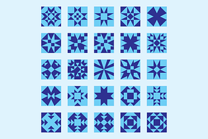 Quilt Patterns Icons