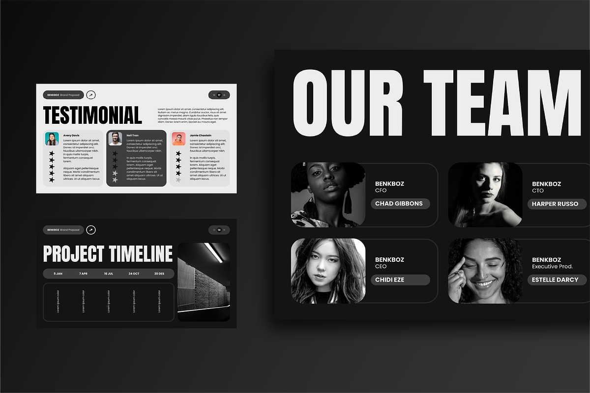 BENKBOZ - Brand Proposal, a Presentation Template by ArbaStudio (Photo 3 of 5)