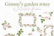 Pink Rose Pattern & Illustration, a Pattern Graphic by NataliArkushArt (Thumbnail 12 of 15)