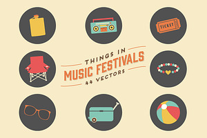 Things in Music Festivals-44 Vectors