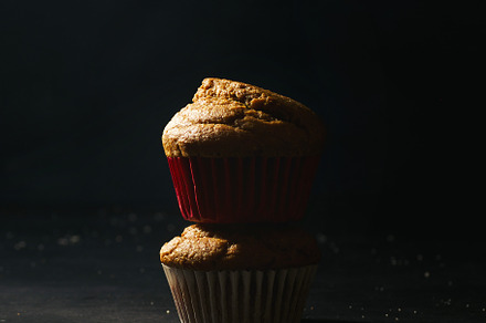 Vegan strawberry muffins