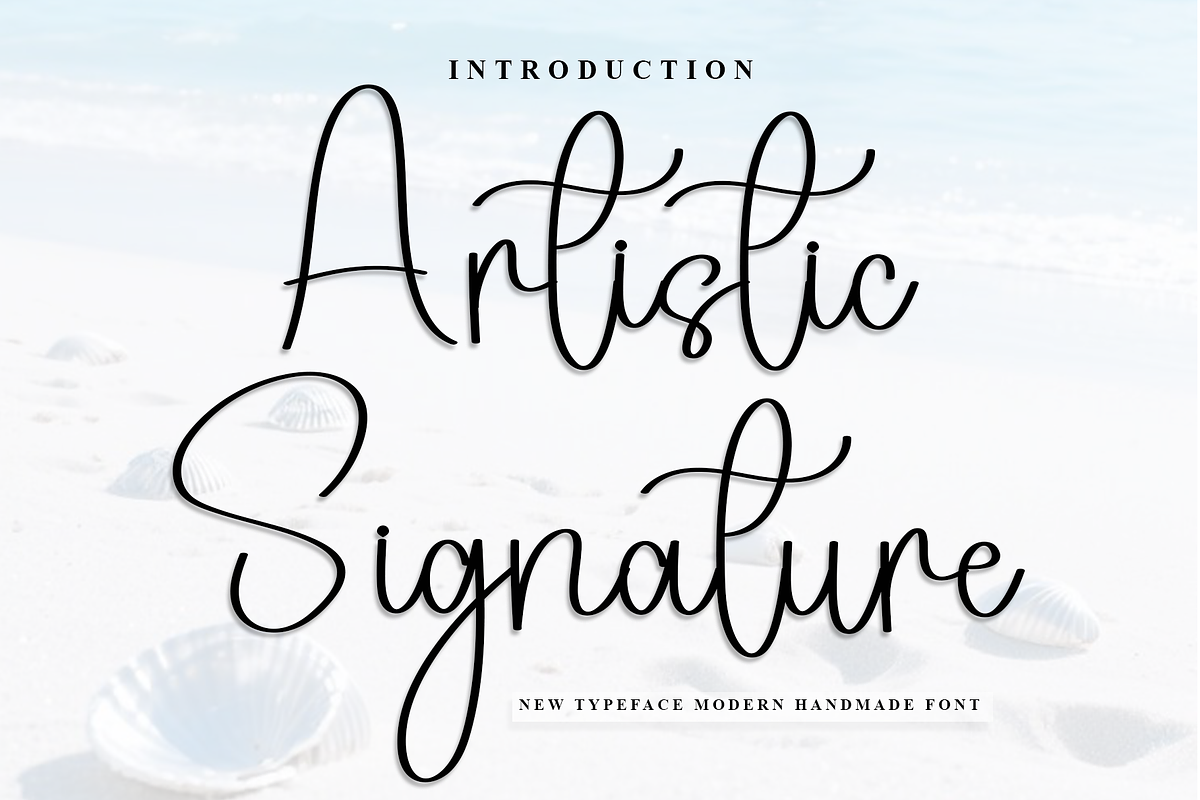 Artistic Signature, a Handwritten Font by FreshTypeINK (Photo 1 of 8)