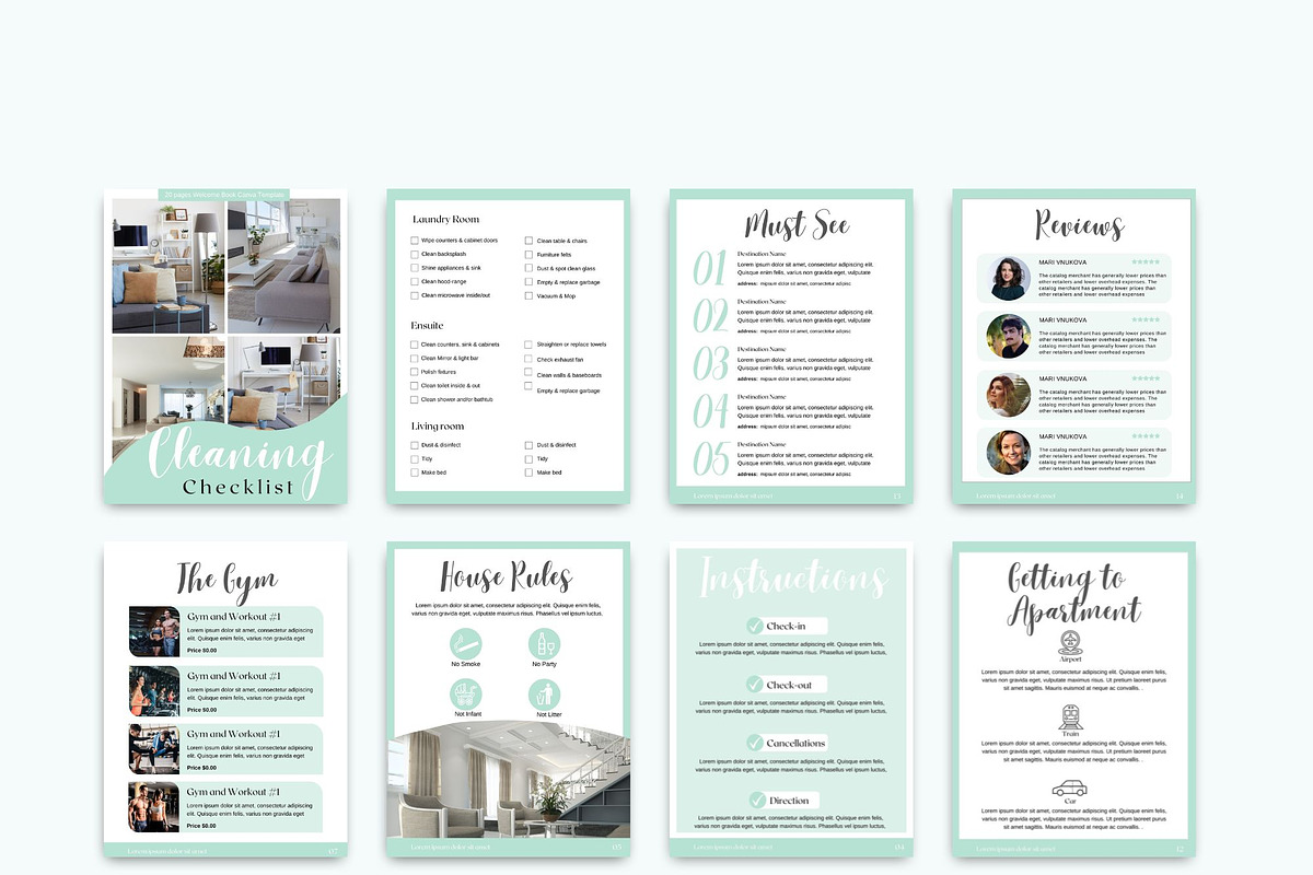 Ultimate airbnb host bundle, a Brochure Template by TimCanvaTemplate (Photo 9 of 11)