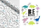 CUTE DINO BUNDLE, an Animal Illustration by Barkova Nadya (Thumbnail 8 of 13)