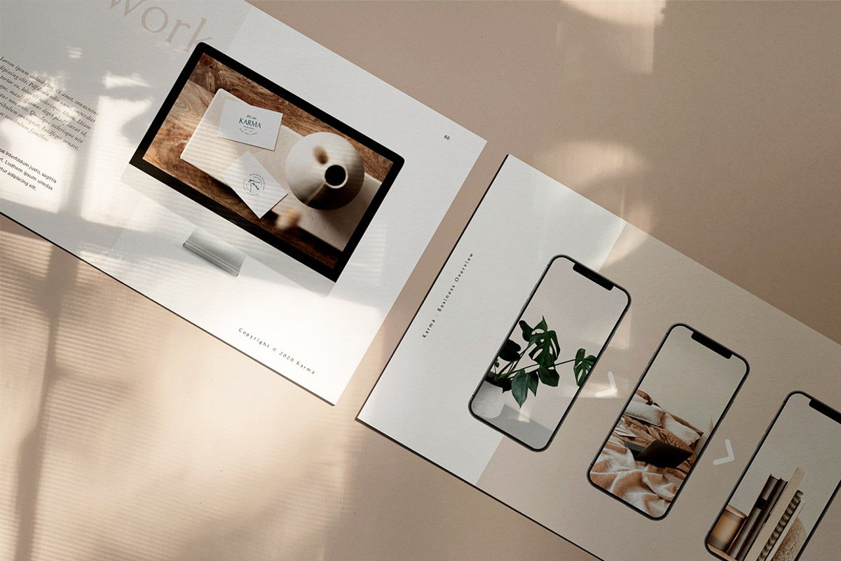 Karma Corporate Presentation, a Presentation Template by Blue Kite Creative (Photo 10 of 19)