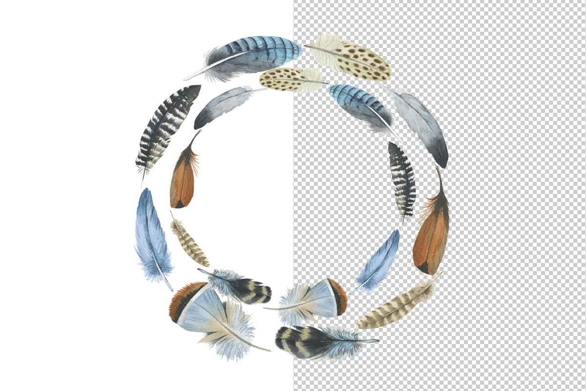 Watercolor Flower Wreath PNG set, a Decorative Illustration by WatercolorPNG.com (Photo 5 of 8)