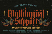 Salt Black Combat Blackletter Font, a Blackletter Font by alit design (Thumbnail 15 of 17)