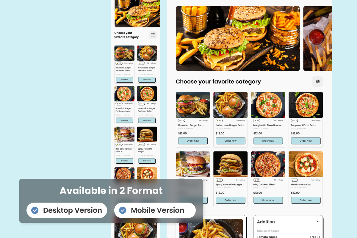 QuickSlice - Food Delivery Landing P, a Landing Page Template by twinstd (Photo 4 of 5)