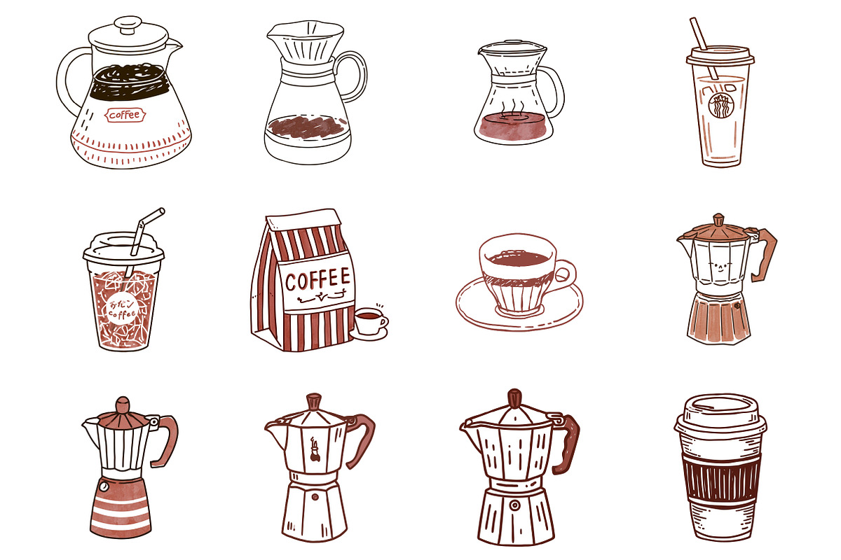 Coffee Lover PNG Clipart Bundle, a Seasonal Illustration by CitraGraphics (Photo 4 of 5)