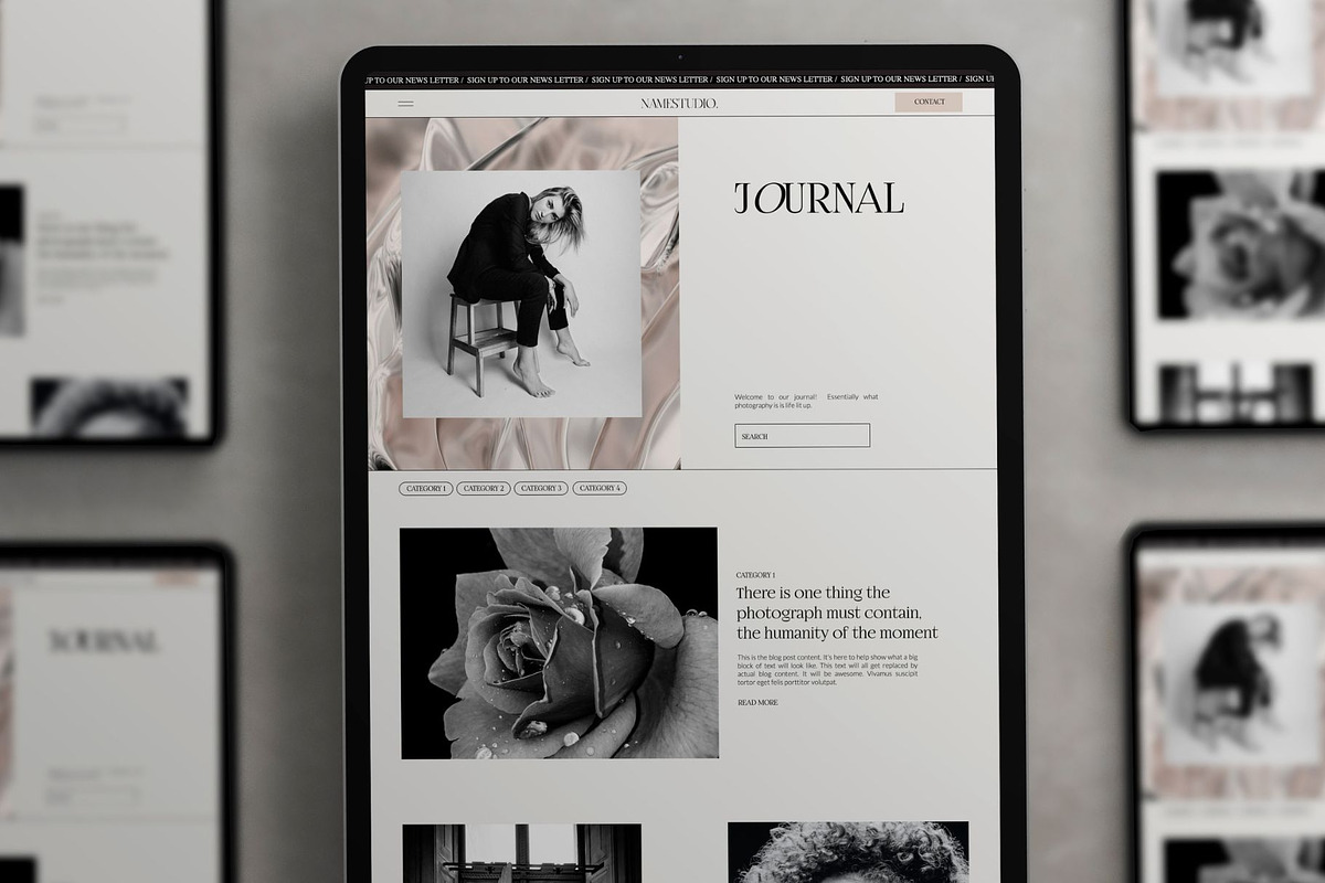 Showit Blog Add on Template, a Landing Page Template by Digital&Chic (Photo 2 of 7)