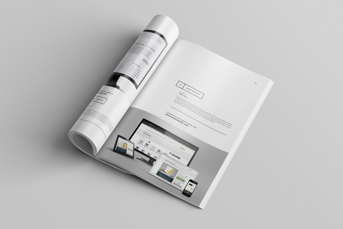 Graphic Design Portfolio Template, a Brochure Template by adekfotografia (Photo 16 of 29)