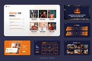 Basketball Team Sport PowerPoint, a Presentation Template by Pixslides (Thumbnail 4 of 7)