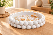 Modern Beaded Jewelry Tray STL, an Object 3D Model by Layerology (Thumbnail 1 of 3)