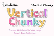 Vertical Chunky, a Slab Serif Font by Wow Magic (Thumbnail 1 of 3)