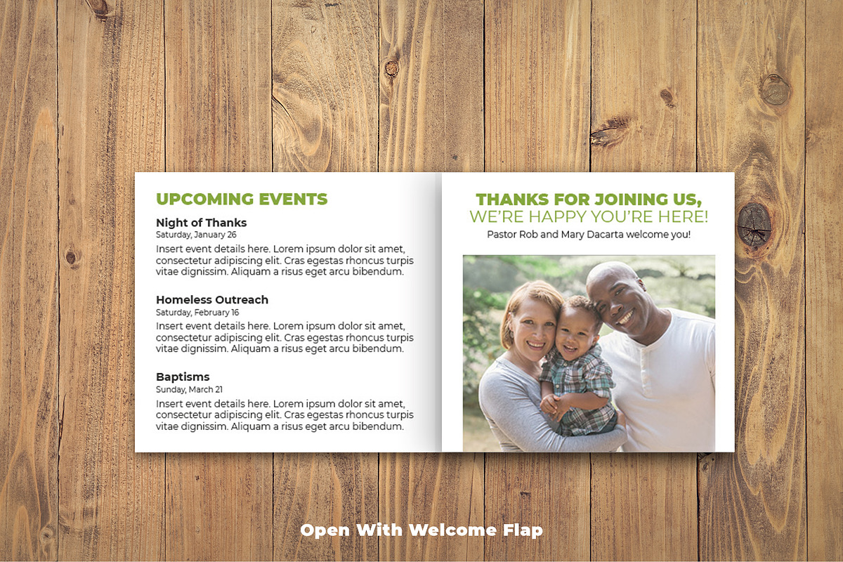 Church Bulletin (Tri-Fold), a Brochure Template by Tyler Sanguinette (Photo 4 of 4)
