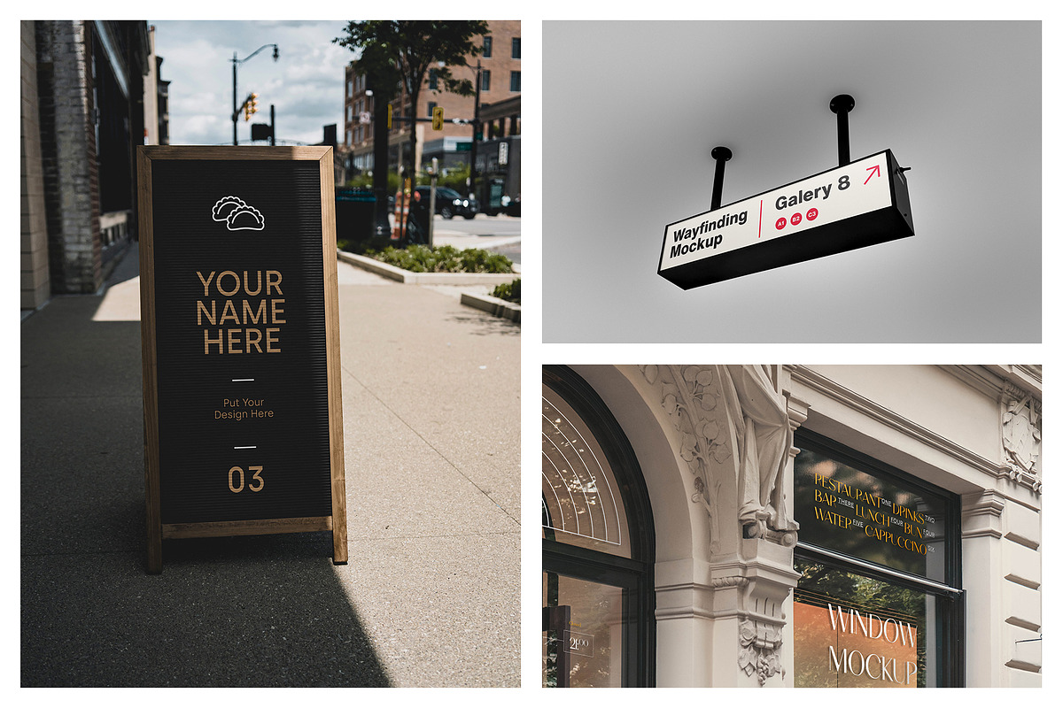 Signage Mockups vol.02 - Advertising, an Advertising Mockup by MockupForest (Photo 8 of 9)