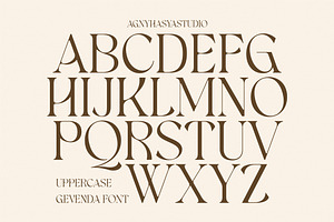 Gevenda - A Display Serif