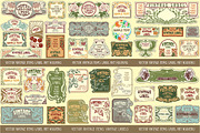 Label Art Nouveau - mega set, a Decorative Illustration by Stanislav Kharchevskyi (Thumbnail 9 of 12)