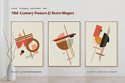 Mid-Century Posters & Retro Shapes 3, a Graphic by LEROY Design (Thumbnail 5 of 8)