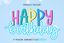 Happy Birthday Duo | Handwritten