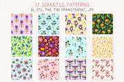 DOPAMINE BLOOMS - vector florals kit, a Decorative Illustration by My Space Garden (Thumbnail 9 of 17)
